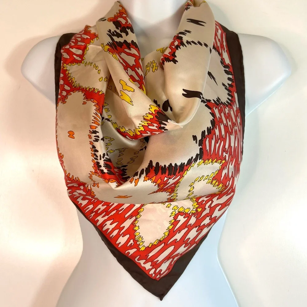 Vintage Dessins Opera Paris Silk Scarf